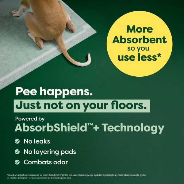 Max Absorbency Training Pee Pads – 3XL – Scented for Odor Control – 7ct
