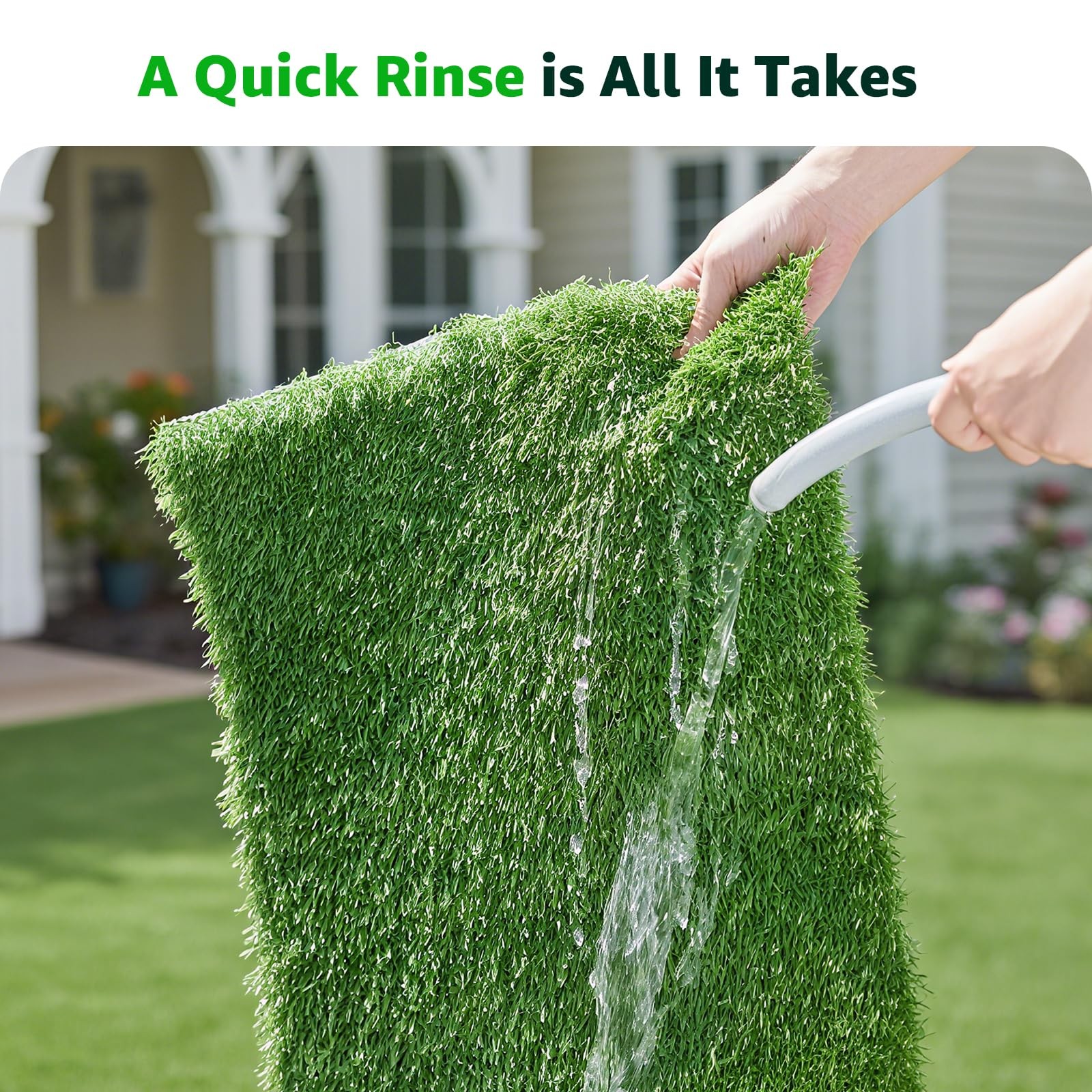 Artificial Grass Pad for Dogs Potty: 39X24.4 Inches Fake Grass for Dogs Puppy…