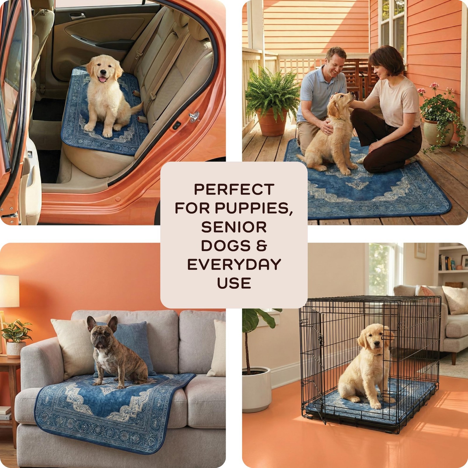 Super Absorbent Washable Pee Pads for Dogs (2-Pack) – Reusable Puppy Training