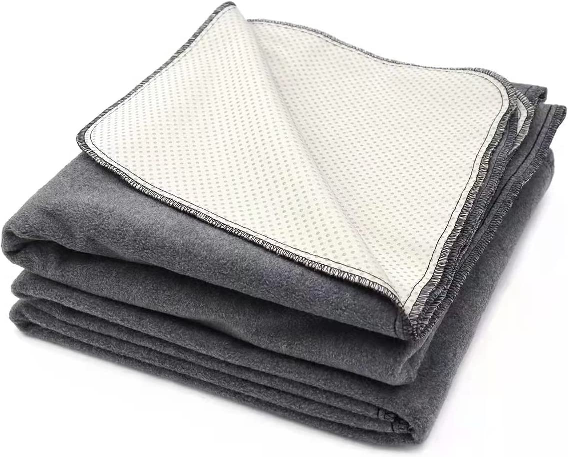 Peepeego 2PCS Non-Slip Pee Pads for Dogs 54″ X 54″, Washable Dog Pads with Fast