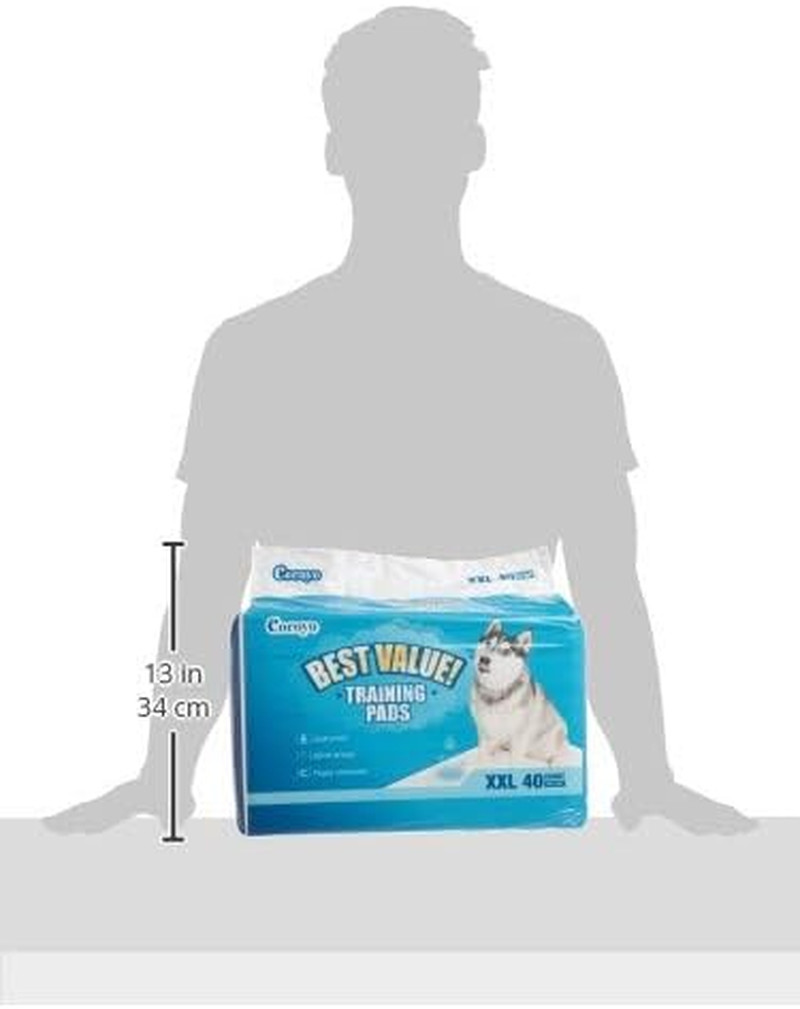 Training Pads, 30″X36″, 40 Count, XXL