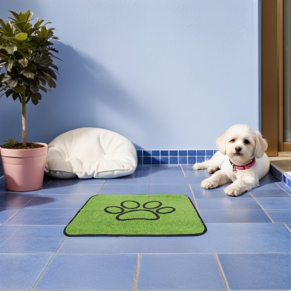Green Washable Dog Toilet Grass Pad Indoor Pet Potty Mat Durable and Leakproof