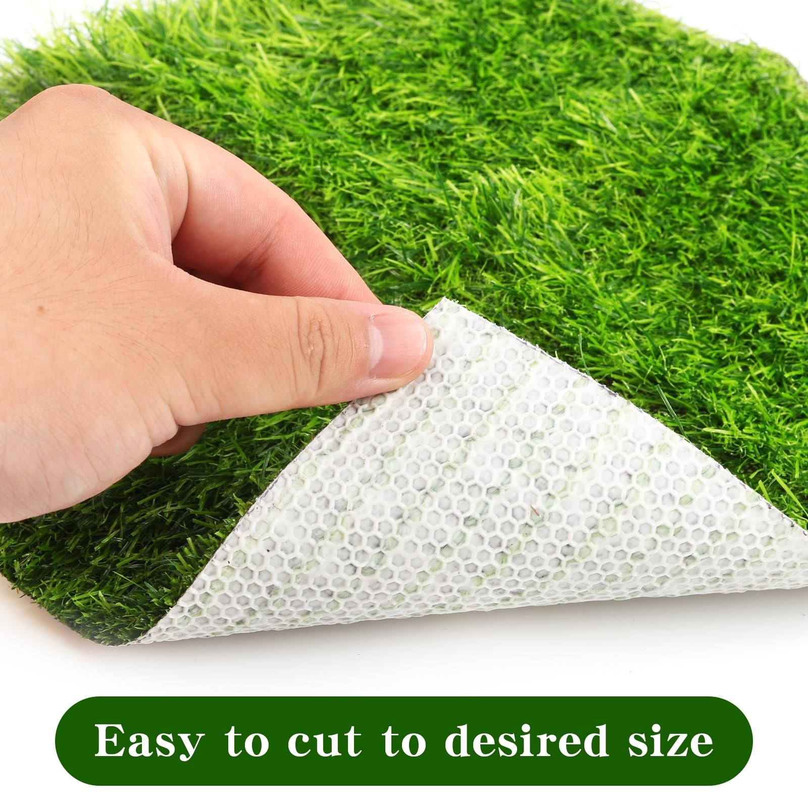 Washable Chicken Nesting Pads 12″x12″ – Artificial Grass for Coop & Pet Garden (
