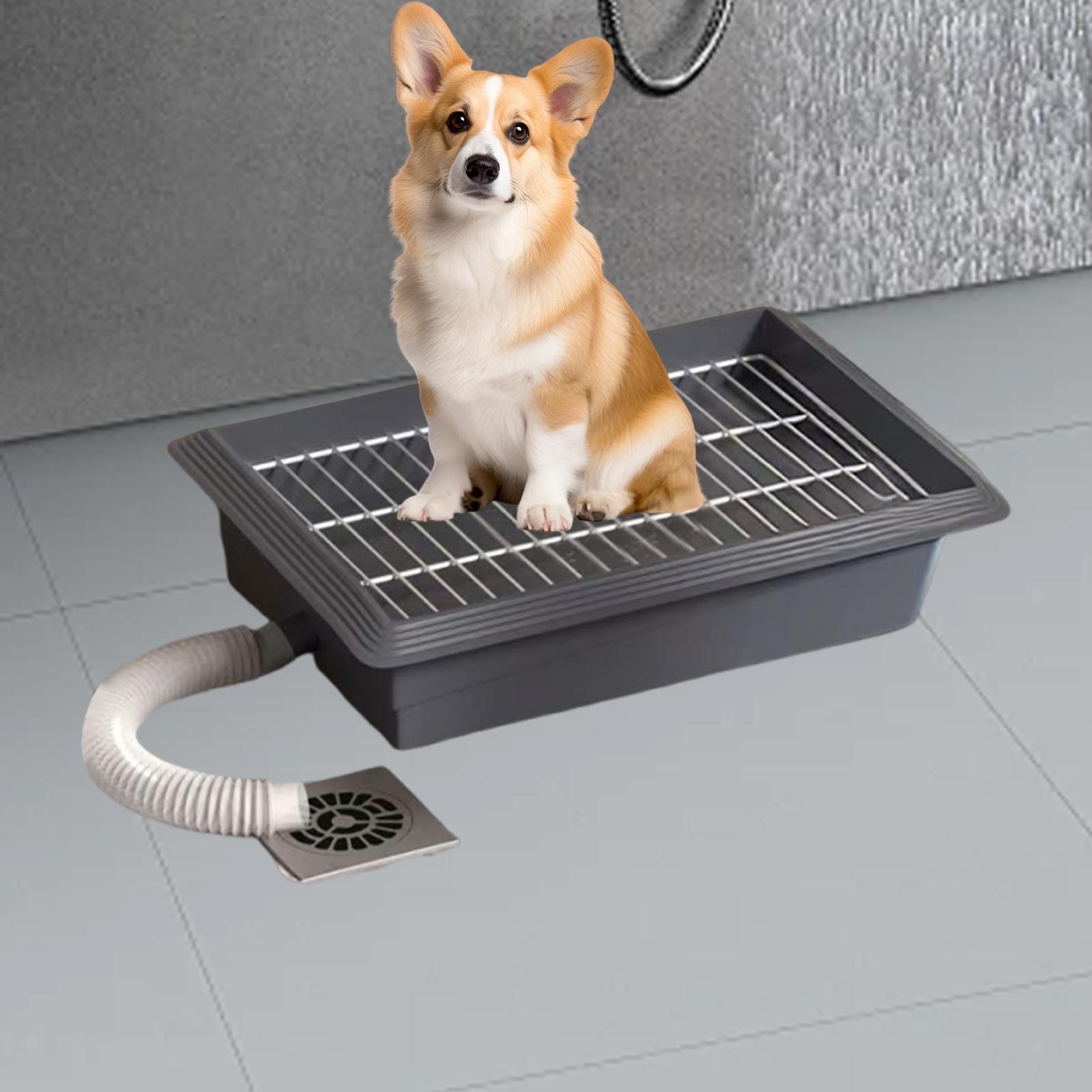 Pet Dog Toilet Dog Potty Tray Portable Bedpan Removable Sturdy Puppy Pee Pad