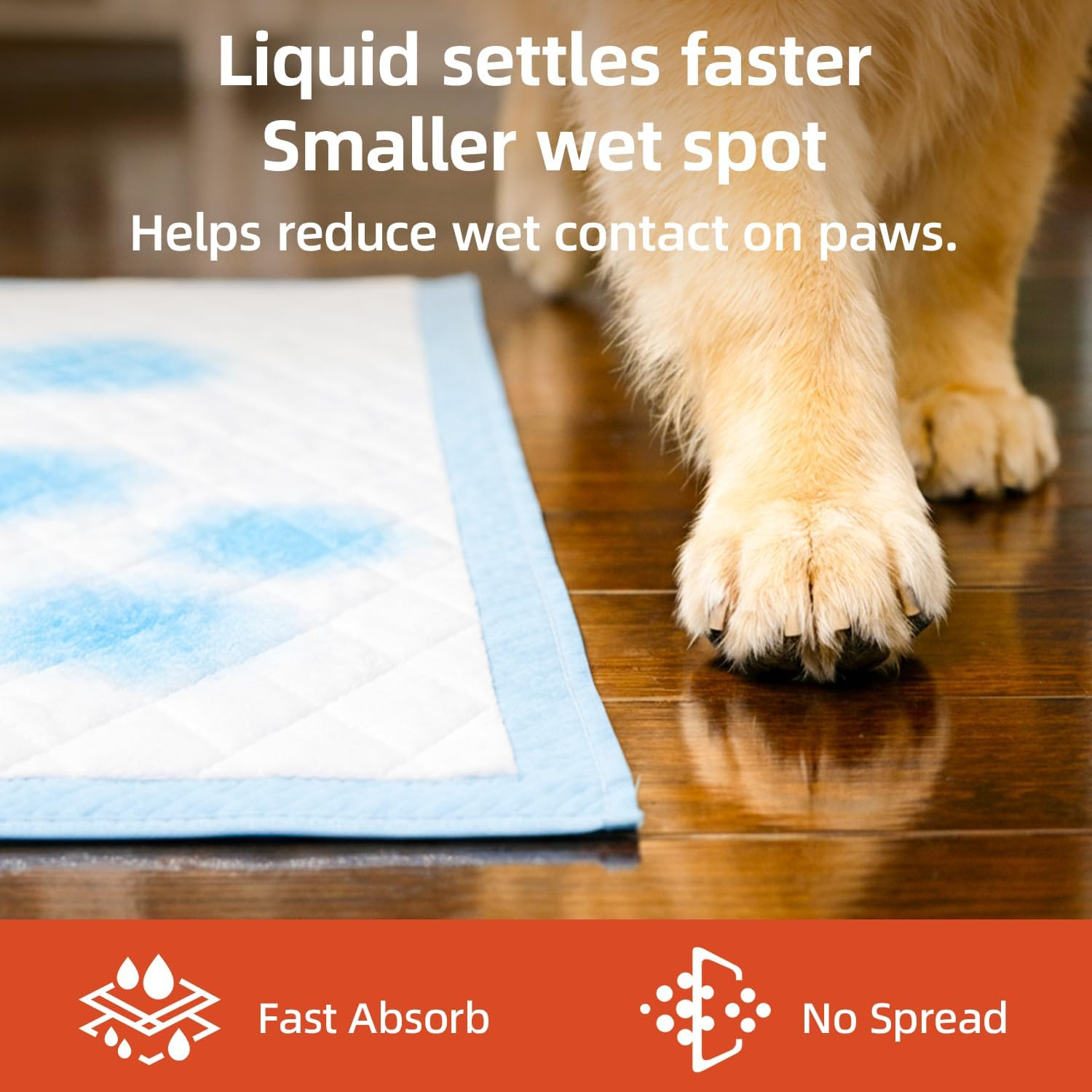 XXXXL Dog and Puppy Pee Pads, 55.1 X 31.5 Inch Leakproof Disposable Pet Training