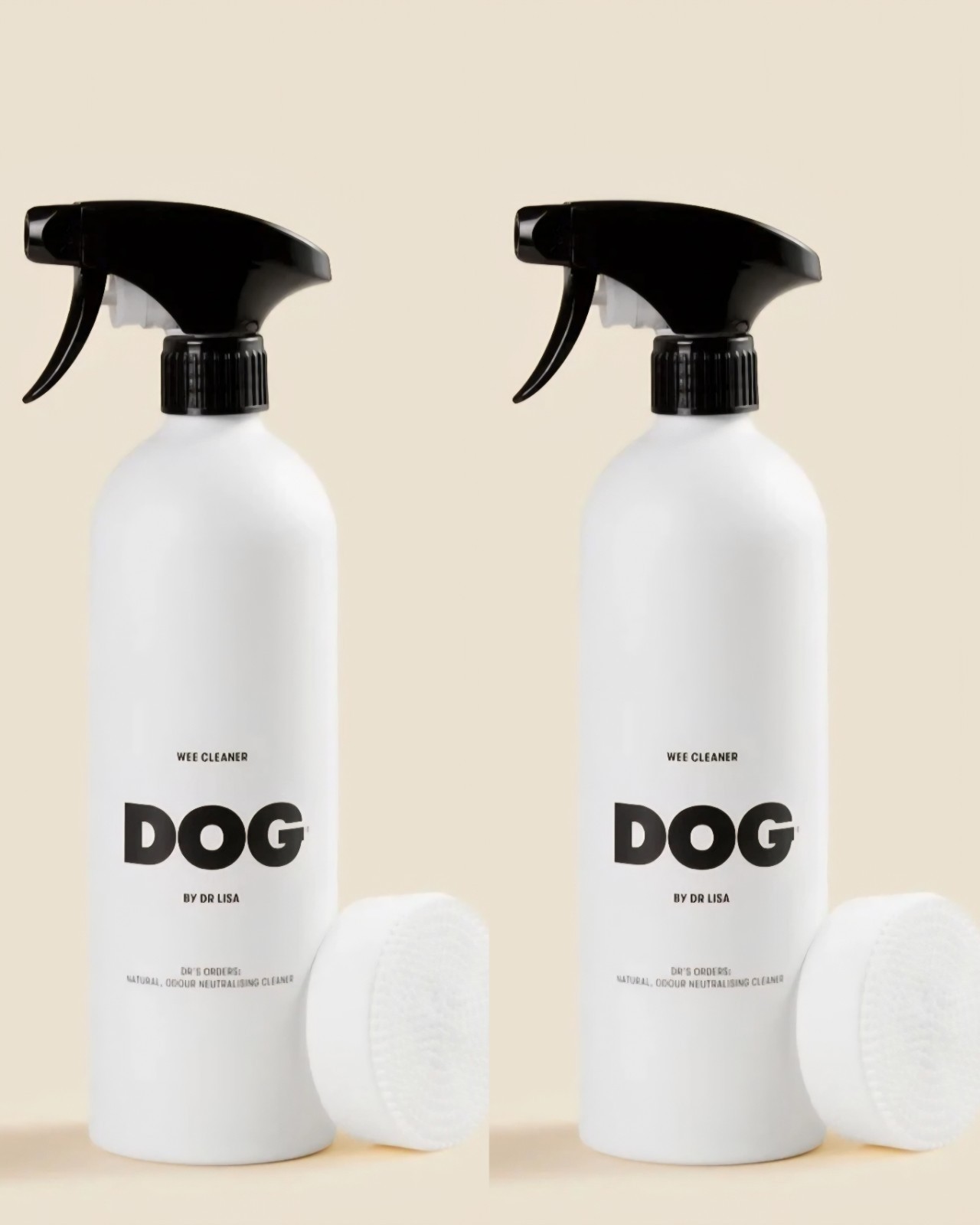 Dr Lisa DOG Wee Cleaner Scrub Spray Pet Odor Urine Cleaner Smell Eraser 2 Pack