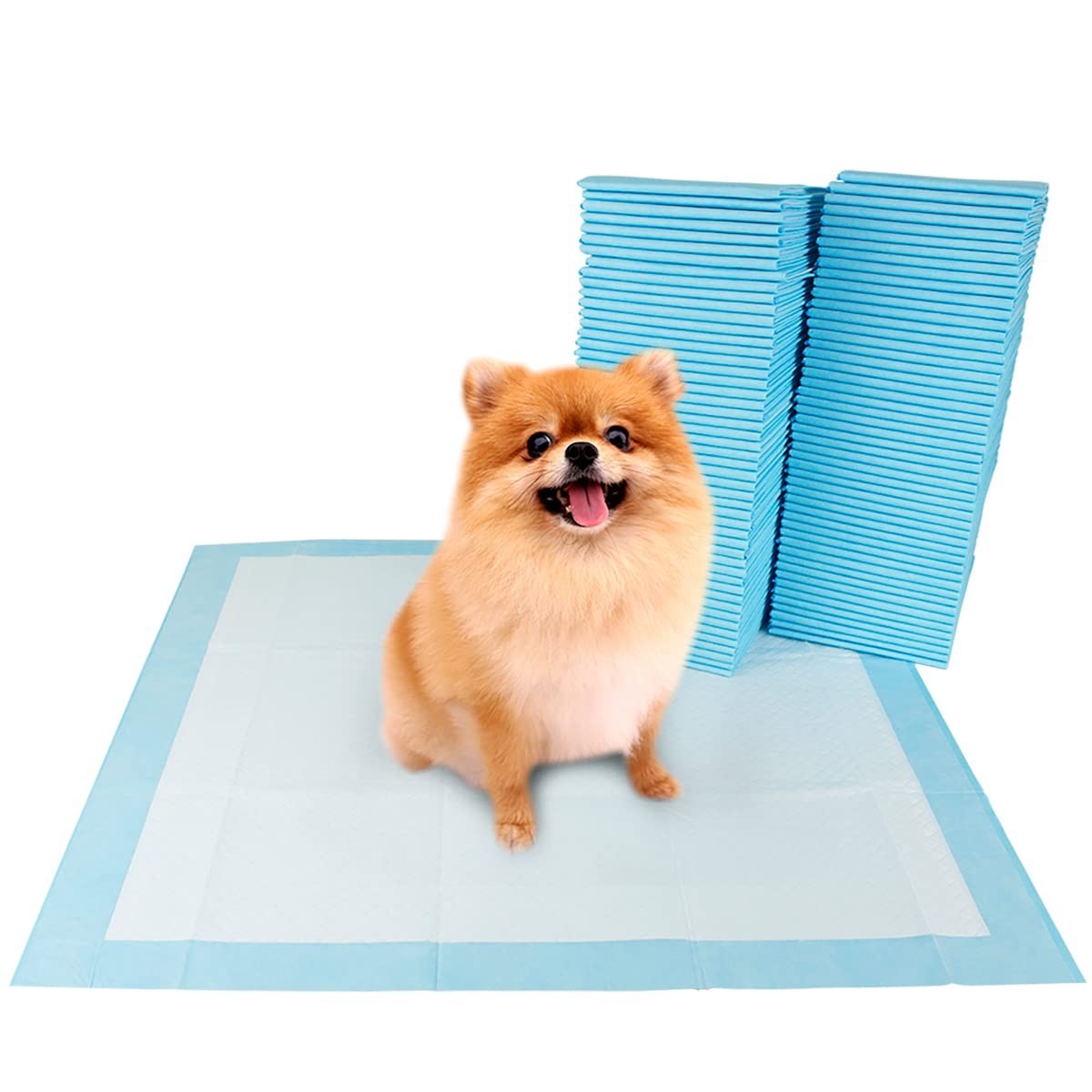 Leak-Proof Puppy Pads 300 Count 22″x22″ – Absorbent Dog Pee Pads with Odor Contr