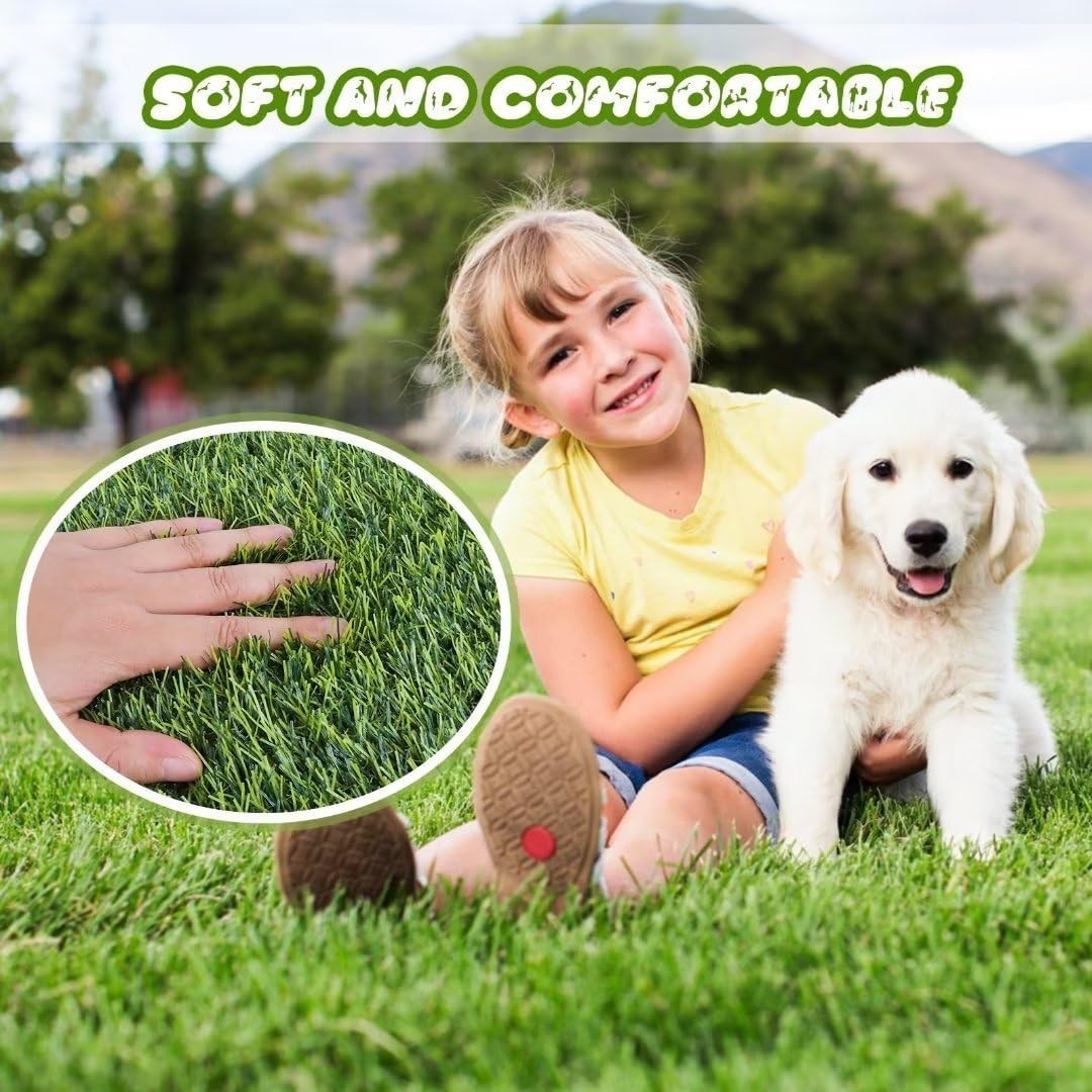 Artificial Grass, 47.3″x31.5″ Professional Dog Grass Mat, Potty Training Rug …
