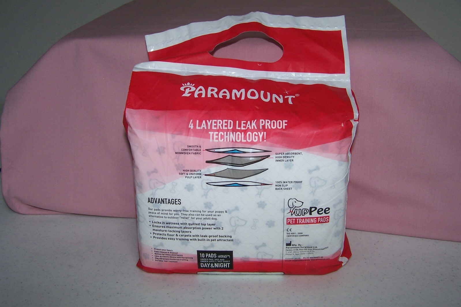 Paramount PupPee Pet Training Pads 10 Count Pads NEW in Pack Exp. 04/2027 HTF