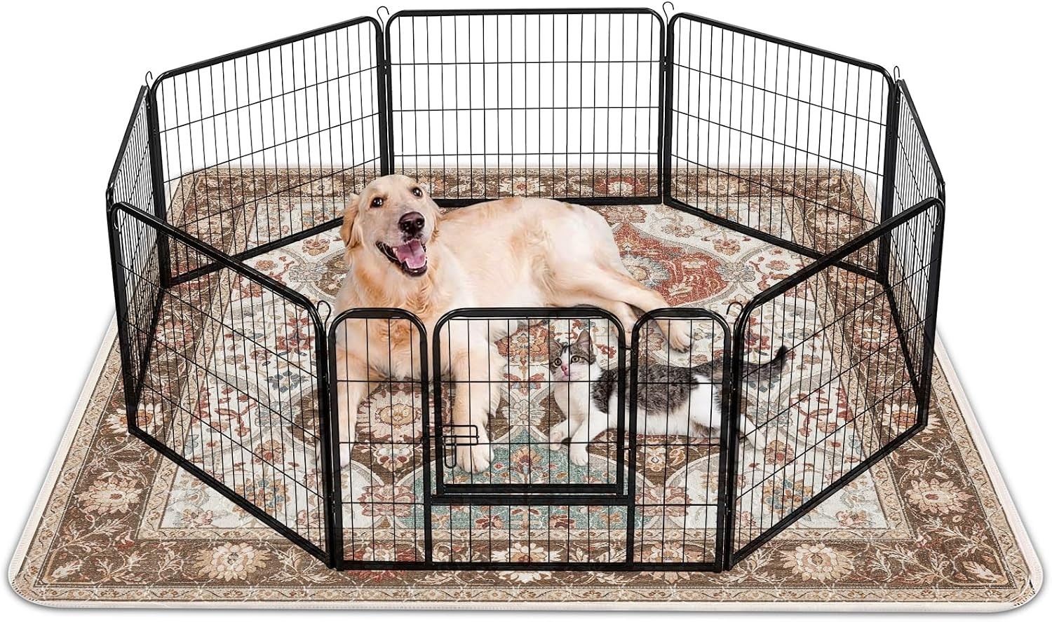 2-Pack Washable Dog Pee Pads 60″x48″ – Non-Slip & Reusable