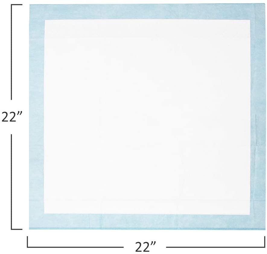 Puppy Pads Leak-Proof 100 Count 22″X 22″ – Absorbent Pee Pads for Dogs with 6-La