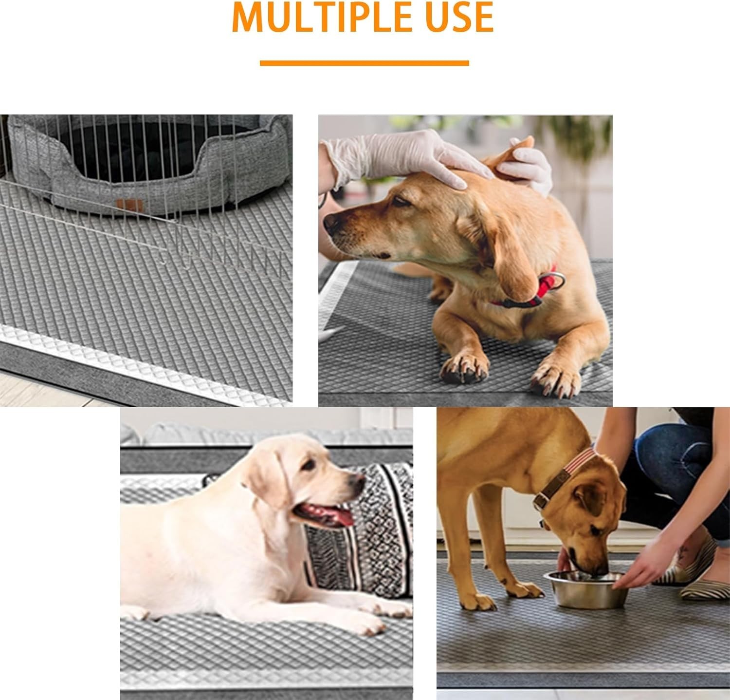 Dog & Puppy Pee Pads 23 x 30 in Charcoal OdorControl 100ct Leakproof