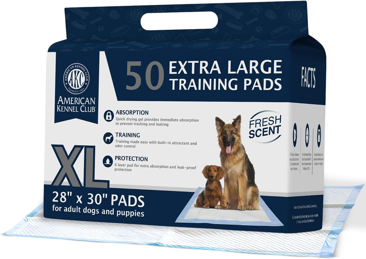 Scented Puppy Pads – XXL & XXL+ Sizes – 28X34 Ultra Absorbent 6-Layer Pee Pads w