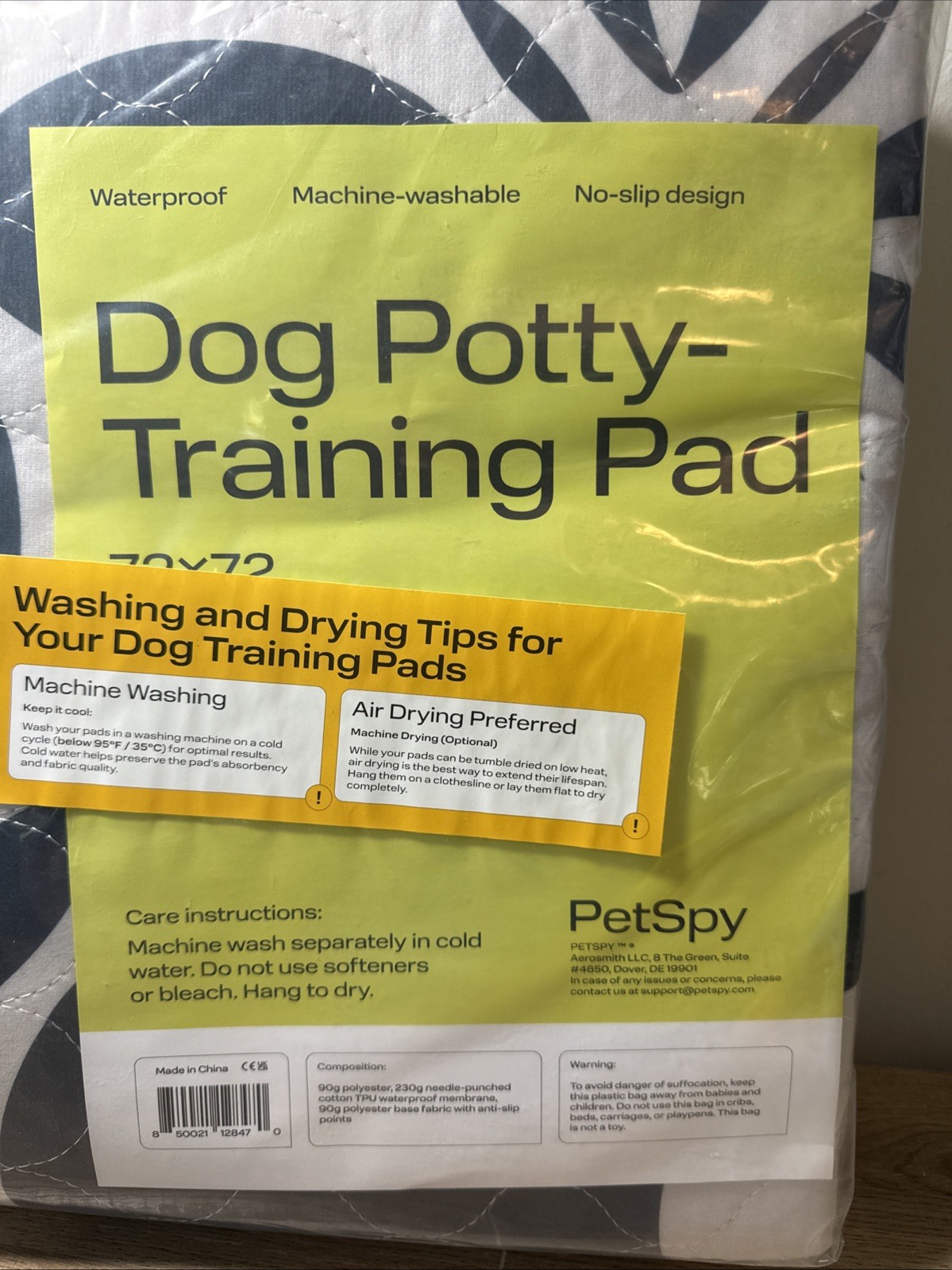 Petspy Reusable Washable Puppy Pads Pet Training Potty Pads New Y5