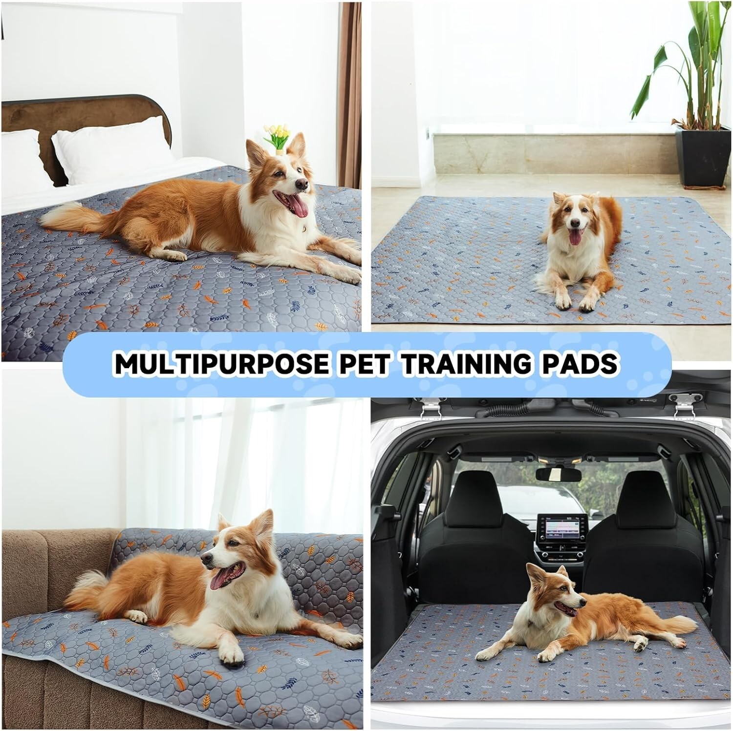 Reusable Dog Pee Pads – Super Absorbent, Leakproof & Eco-Friendly