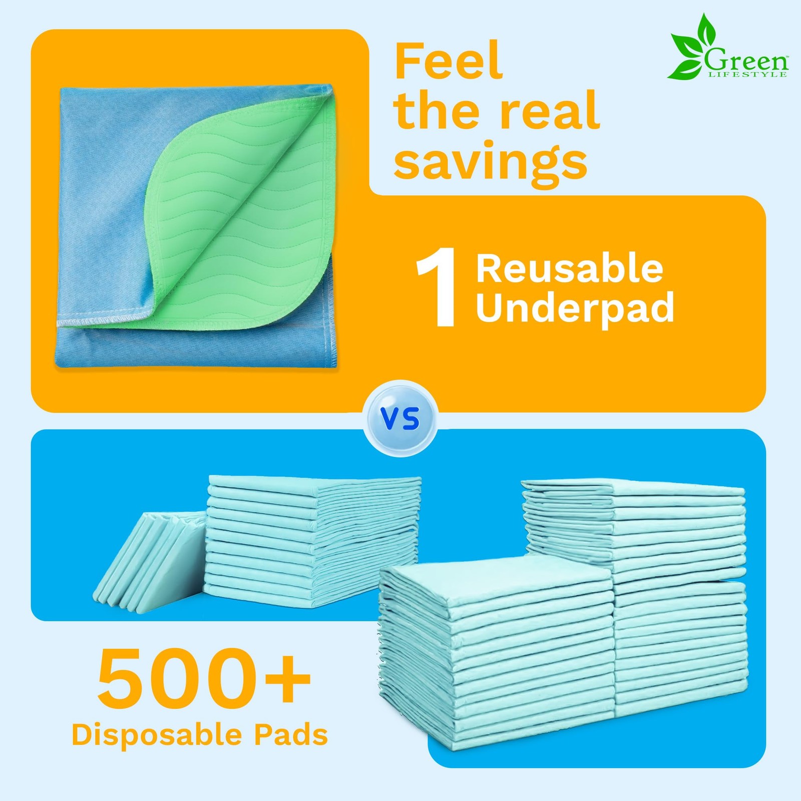 ® Washable Underpads – Heavy Absorbency Reusable Bedwetting Incontinence Pads…