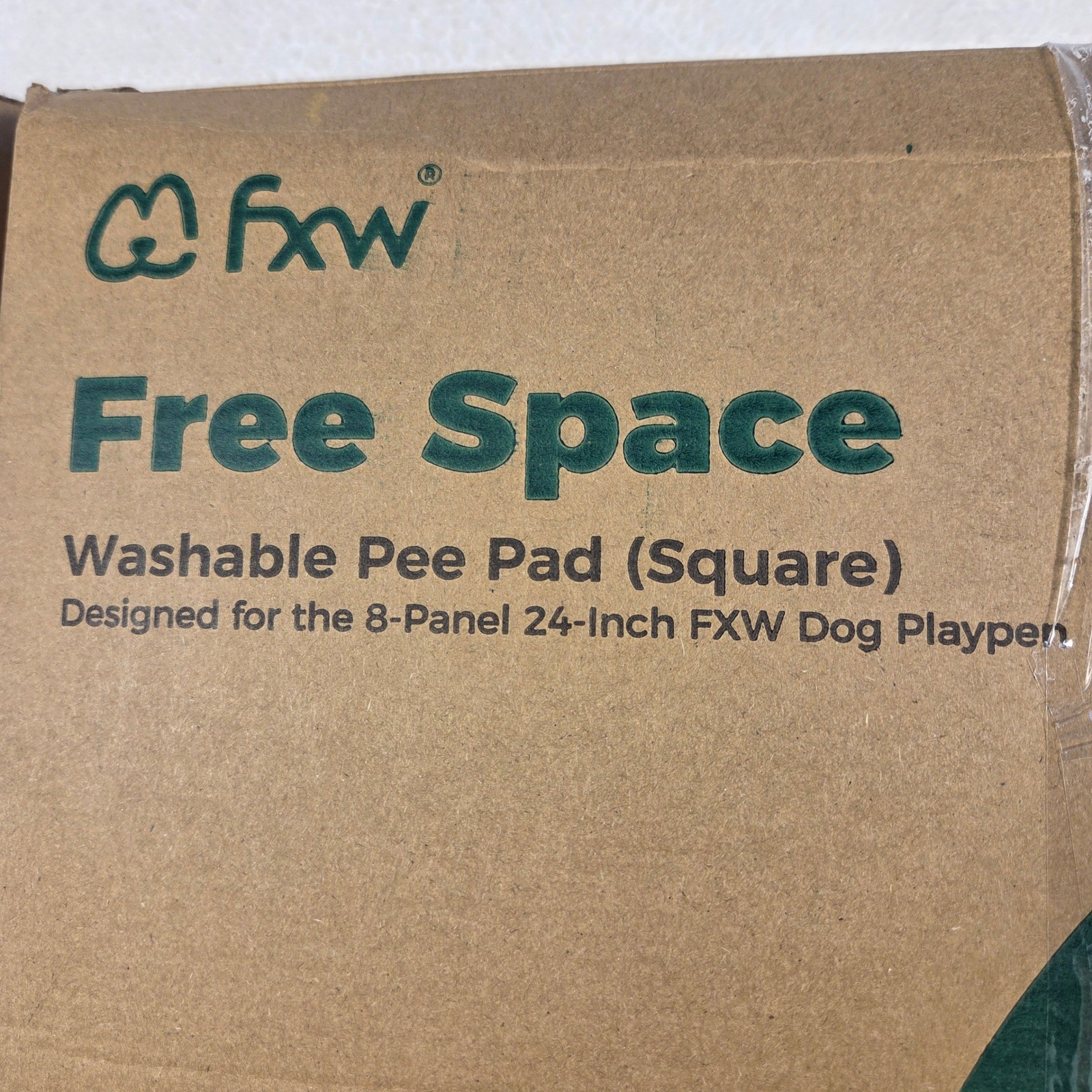 FXW Free Space Washable Pee Pad Square for 8 Panel Dog Playpen 134x114x28 in