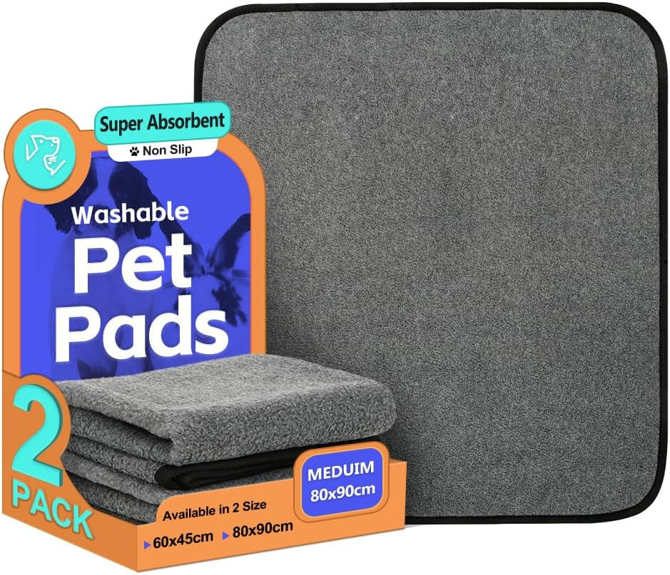 Extra Large Washable Dog Pee Pads – Waterproof Reusable Pet Mats