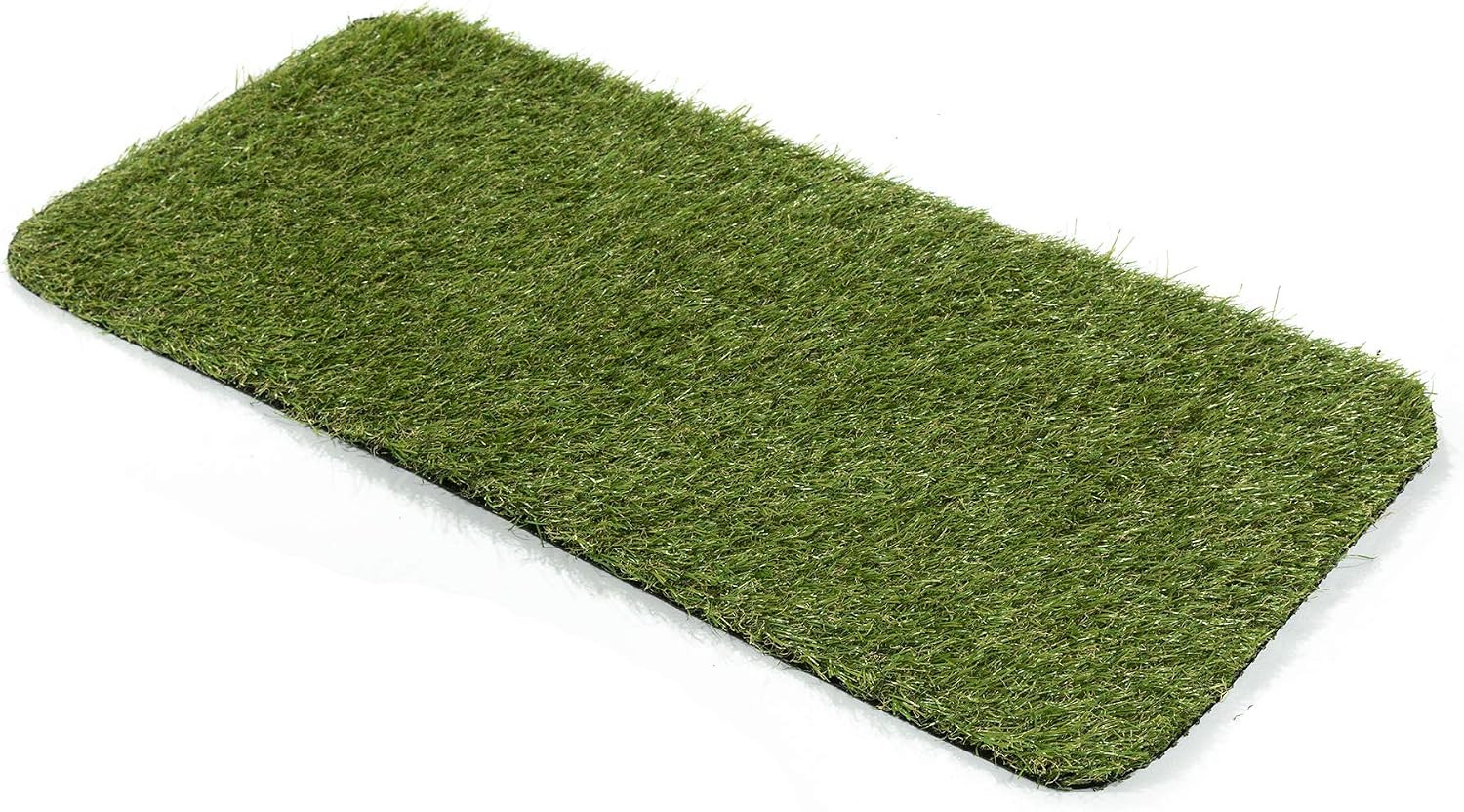 Artificial Grass Puppy Potty Training Pad with Tray, 15″ x 30″ Reusable Pee Pad