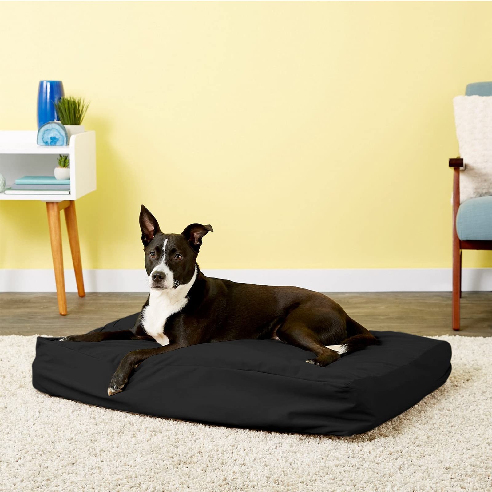 Dog Bed Covers 53L × 43W × 5H Inch Washable Black Thickened Waterproof