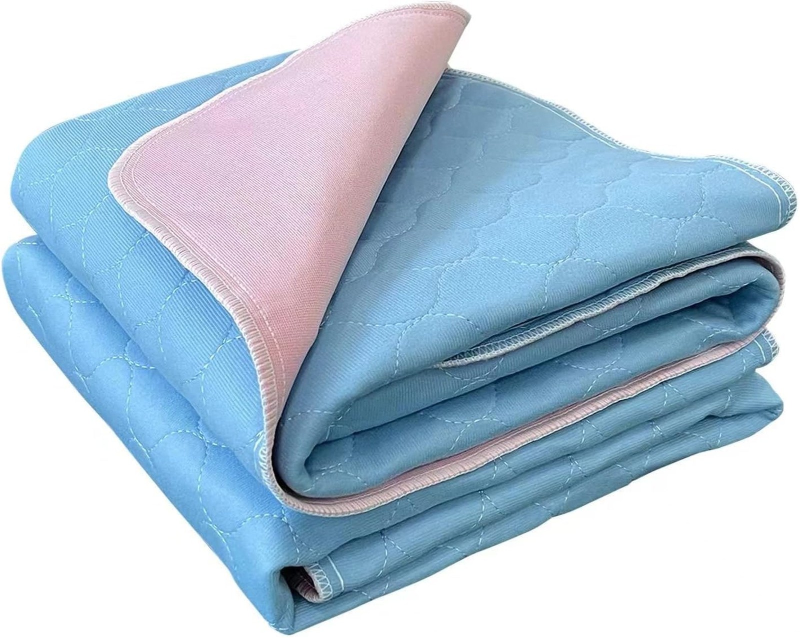 2PCS Reusable Underpads Large 34″ x 52″, Upgrade Cooling Waterproof Bed Pads …