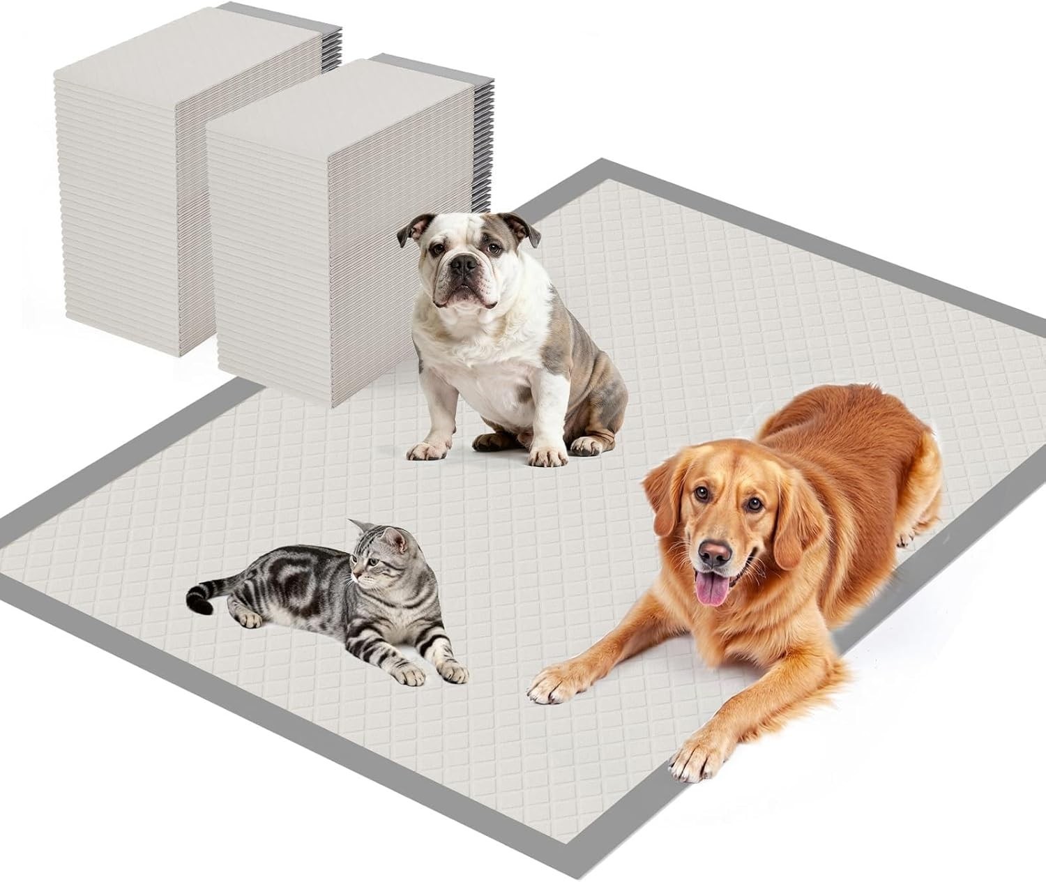 Gardner Pet 5XL Puppy Pads Extra Large, 37″x54″ Super Absorbent & Leak-Proof Dog