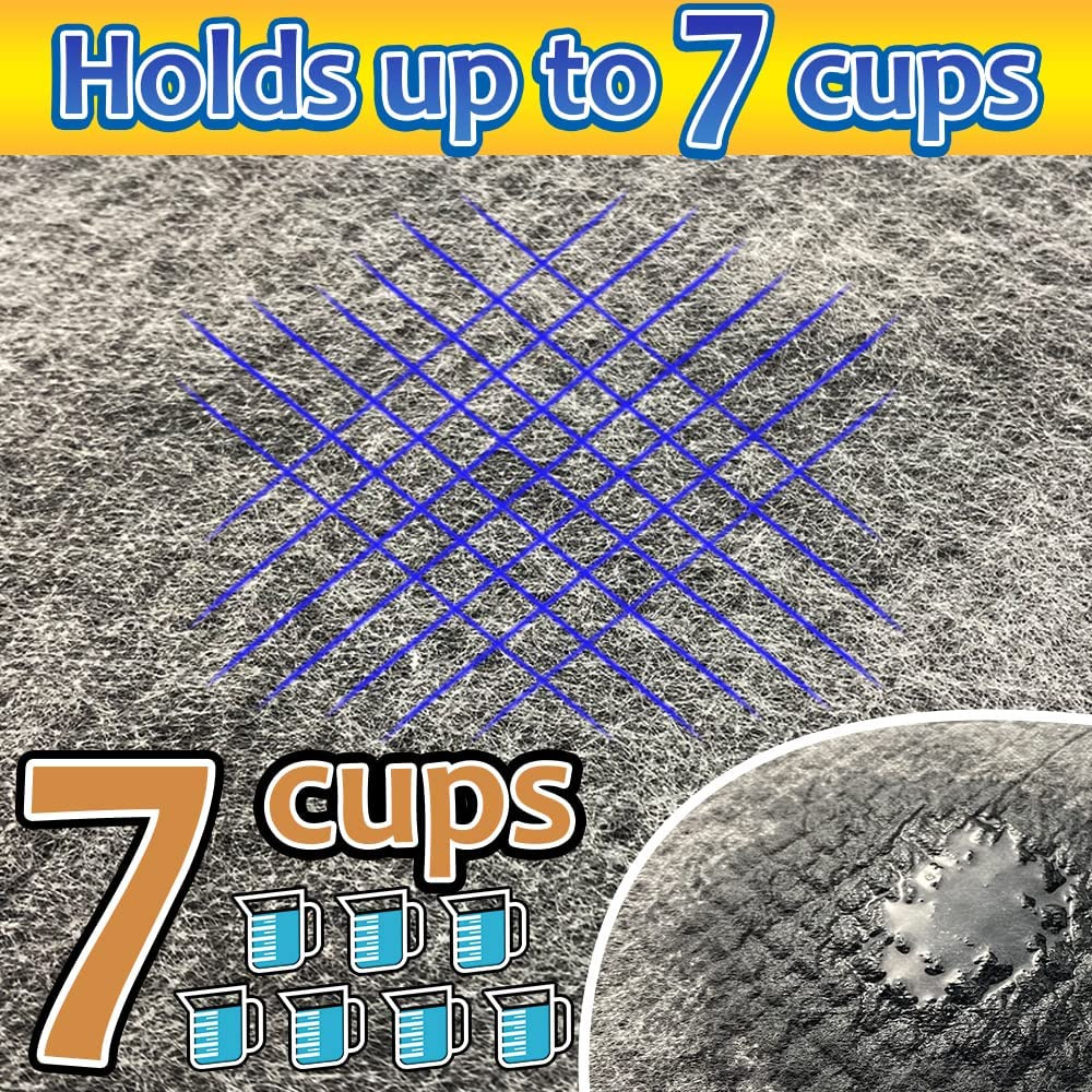 Charcoal Puppy Pads Extra Large, Activated Dog Pee Pads, X-Large Odorless Potty