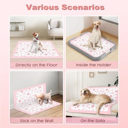 Extra Large Dog Pee Pads 28″x34″ – 100 Count, Super Absorbent, Leak-Proof, Thick