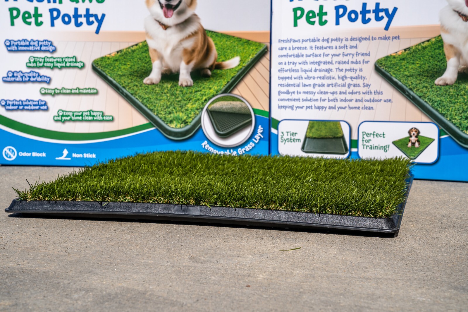 FreshPaws Indoor Pet Potty. Ideal For Potty Training And Leaving Your Pup Inside