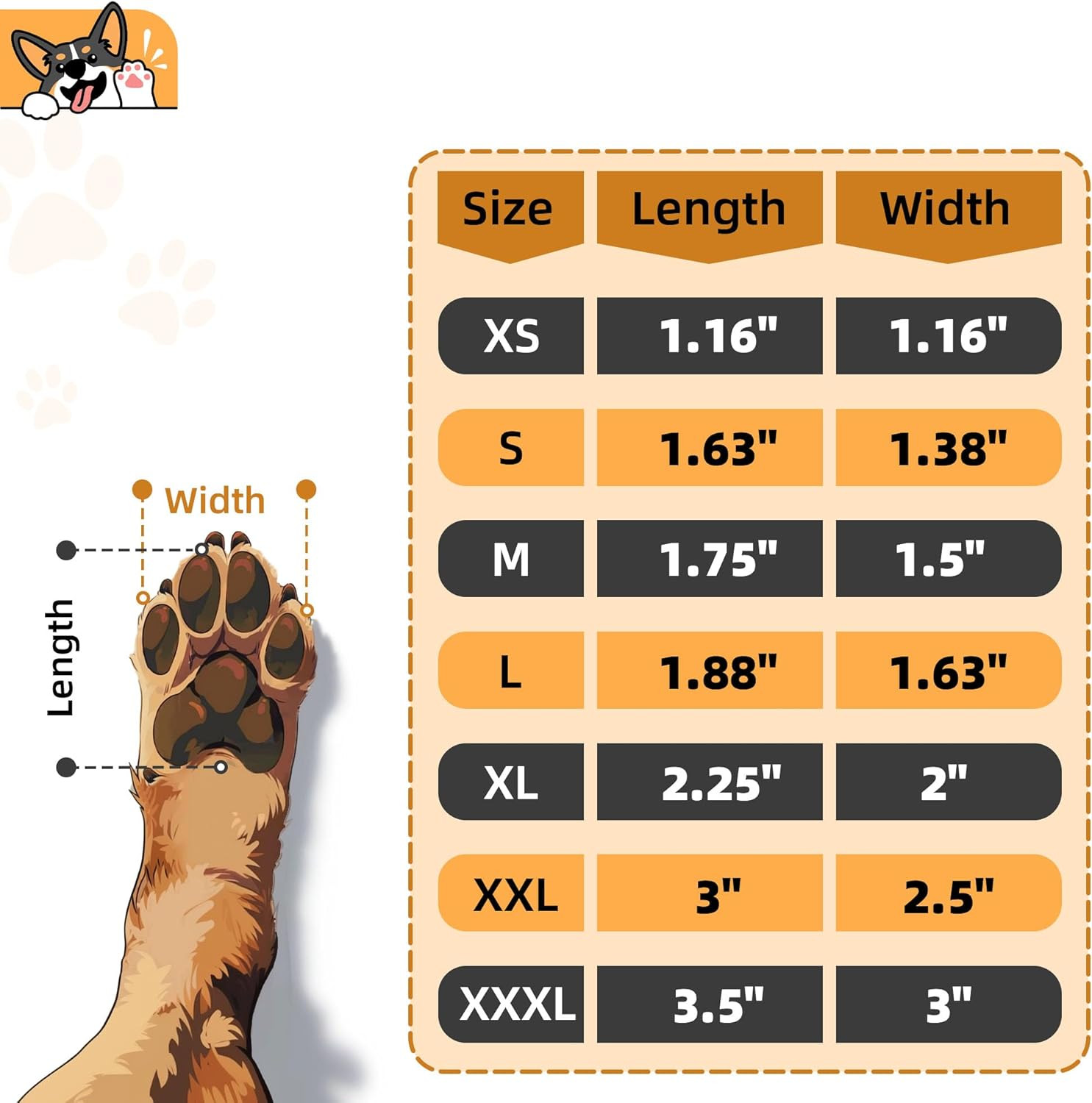 Anti-Slip Dog Paw Protector Pads for Senior Dogs, Dog Paw Adhesive Pads on Hardw