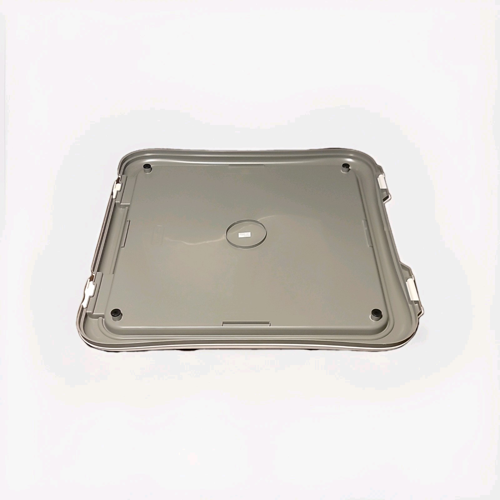 Extra Large Dog Toilet Training Pad Holder With Tray, White/Gray Plastic