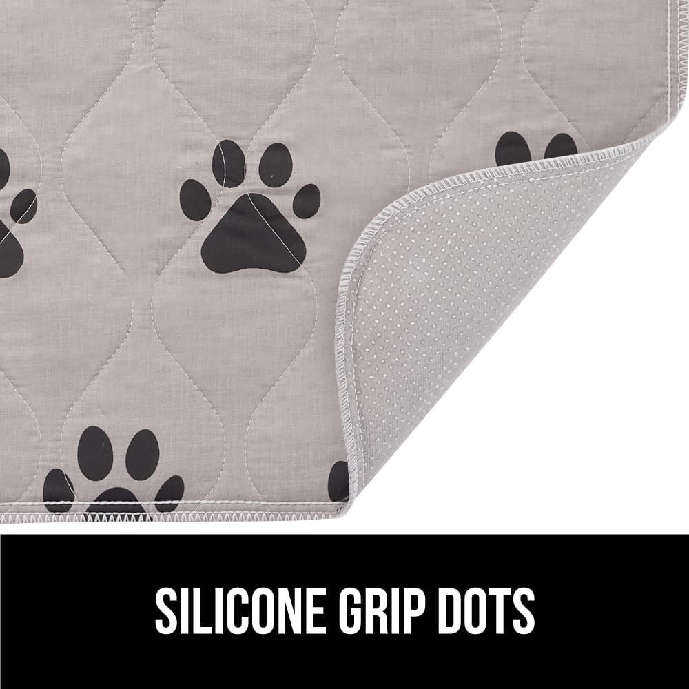 Washable Puppy Pads, Slip Resistant Dog Crate Mat, Waterproof Cloth Pee Pad f…