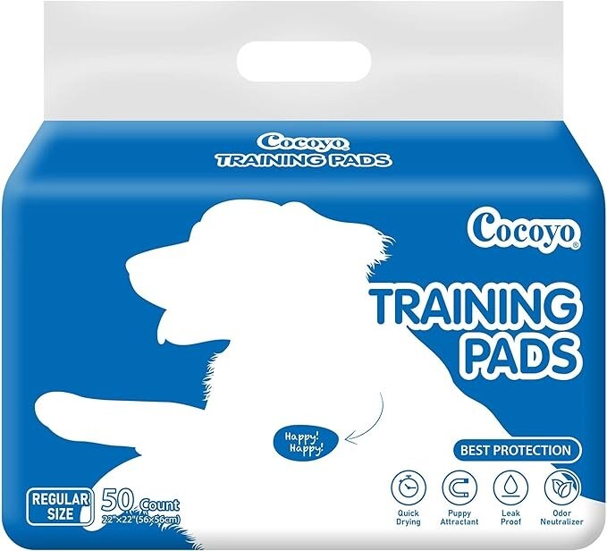 Dog Pee Pads Super Absorbent Puppy Pads 22×22 Dog Training Pads 50 Count