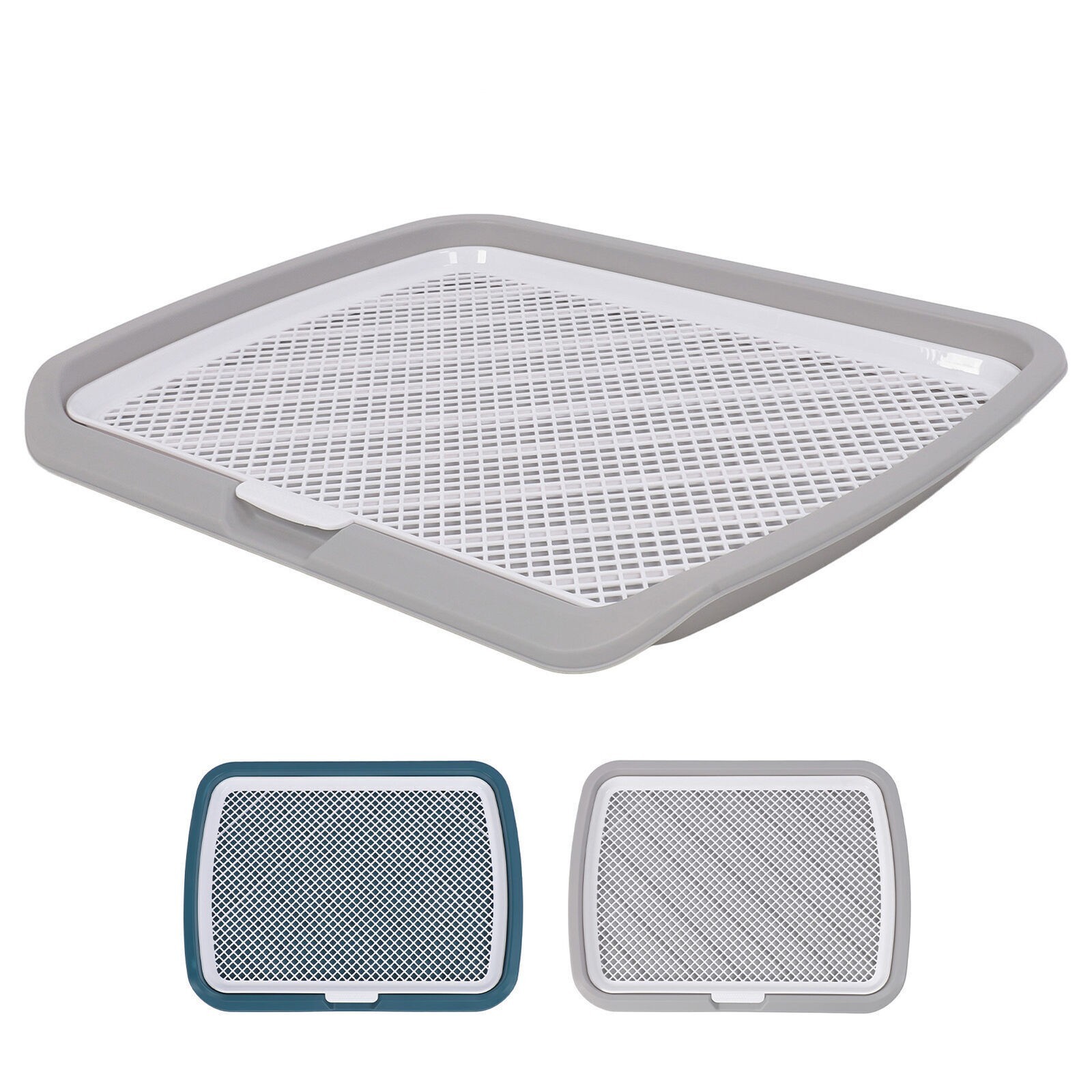 Puppy Potty Training Tray Detachable Washable Mesh Dog Pee Pad Holder Tray