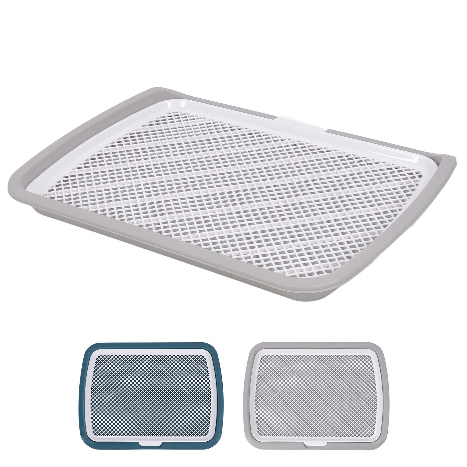 Puppy Potty Training Tray Detachable Washable Mesh Dog Pee Pad Holder Tray