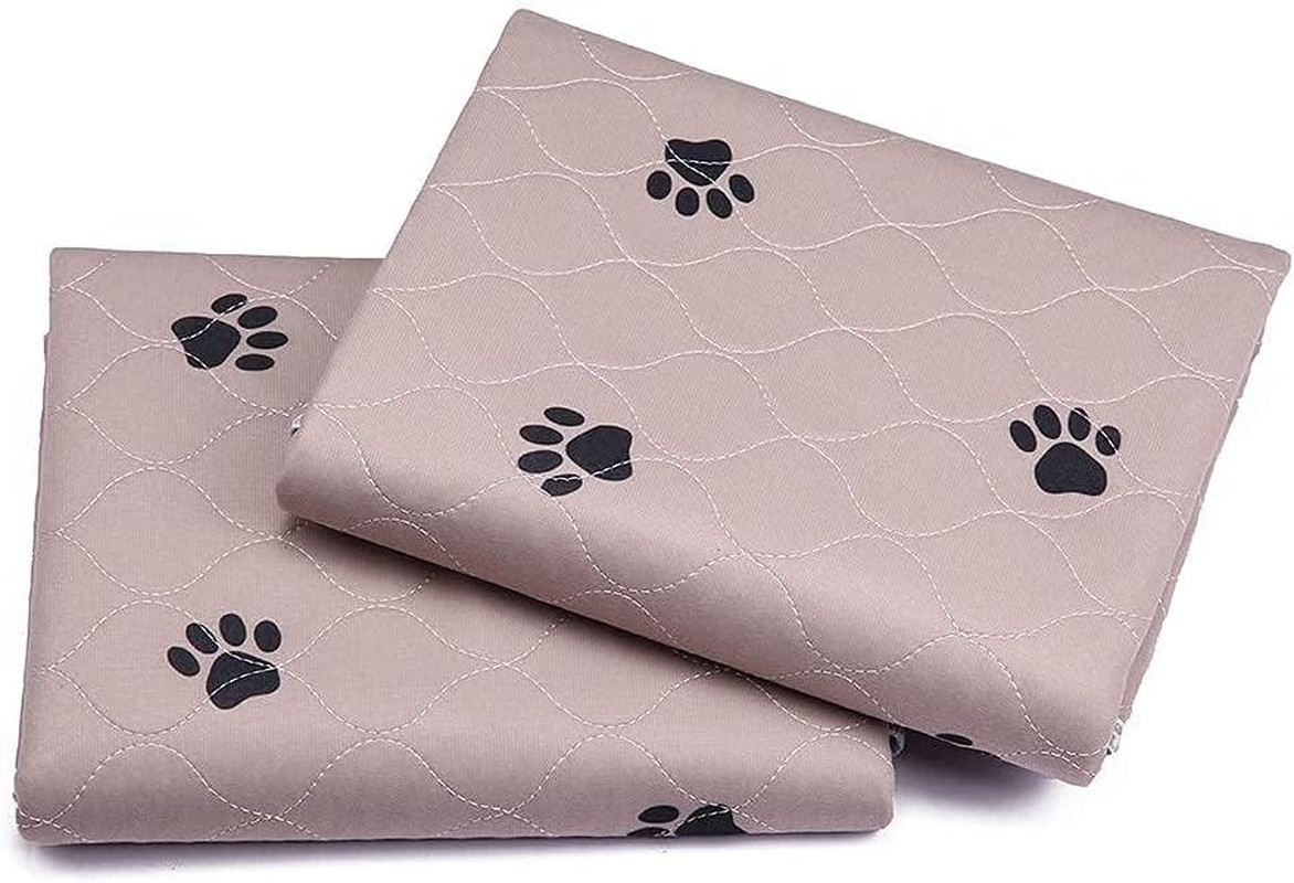 Washable Dog Pee Pads with Puppy Grooming Gloves,Puppy Pads,Reusable Pet Trainin