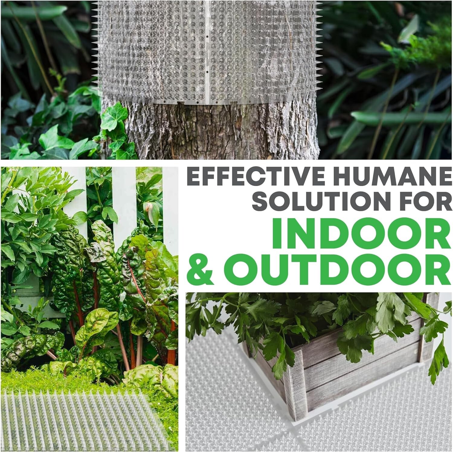 Human-Friendly 12-Pack Cat Deterrent Spike Mats – 16×13 for Gardens & Furniture