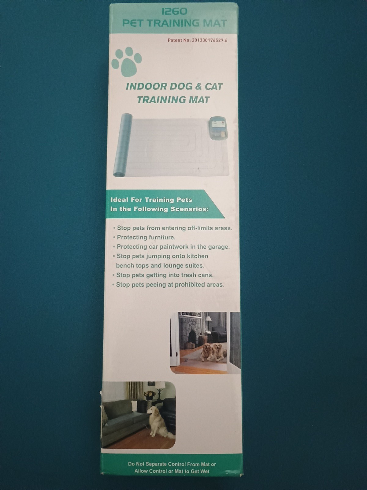 Pet Training Mat Indoor For Off-Limit Areas Dog & Cat ~ Model 1260 (12×60”)