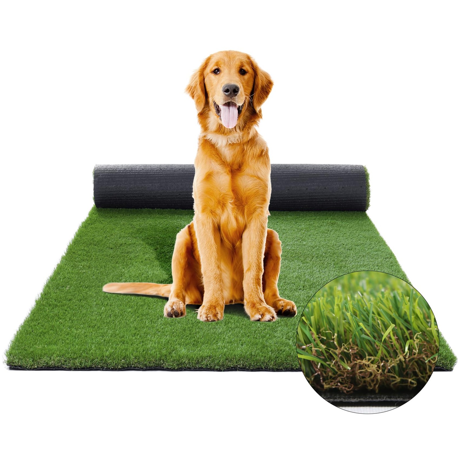 Large Artificial Grass Pad for Dogs Potty, Extra Soft Thick Turf for Indoor O…