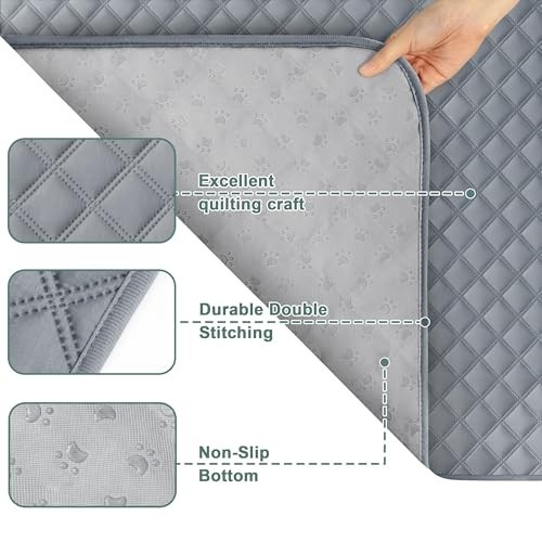 Reusable Washable Pee Pads for Dogs Large/Extra Large 36” X 41” 2 Pack, Absorb