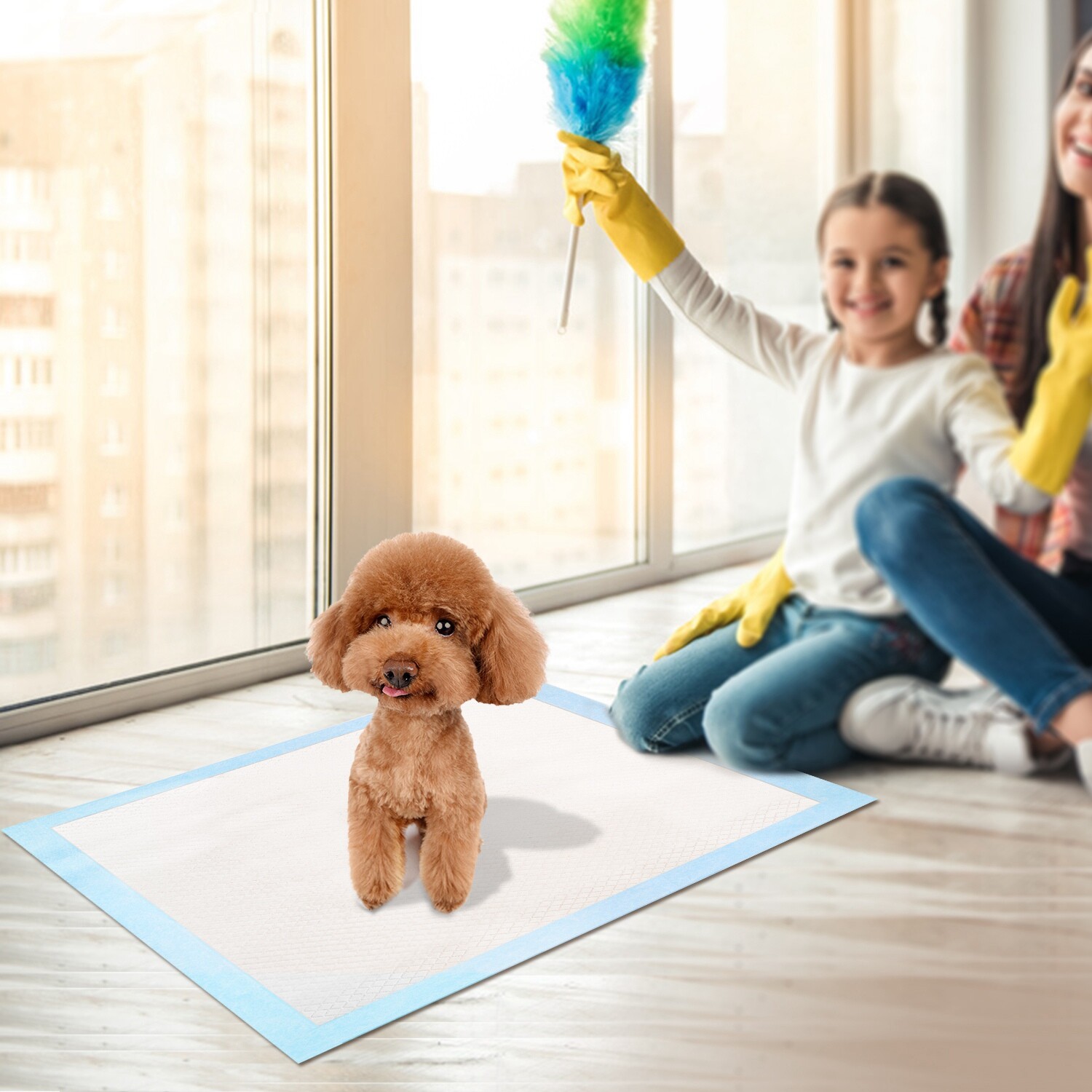 50pcs 24×18 inch Dog Pet Training Pads Puppy Pee Diaper Pad Cat Wee Mats Potty