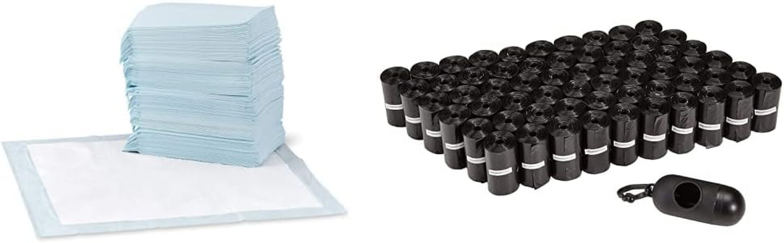 Dog Waste Bags and Training Pads (100-Pack)