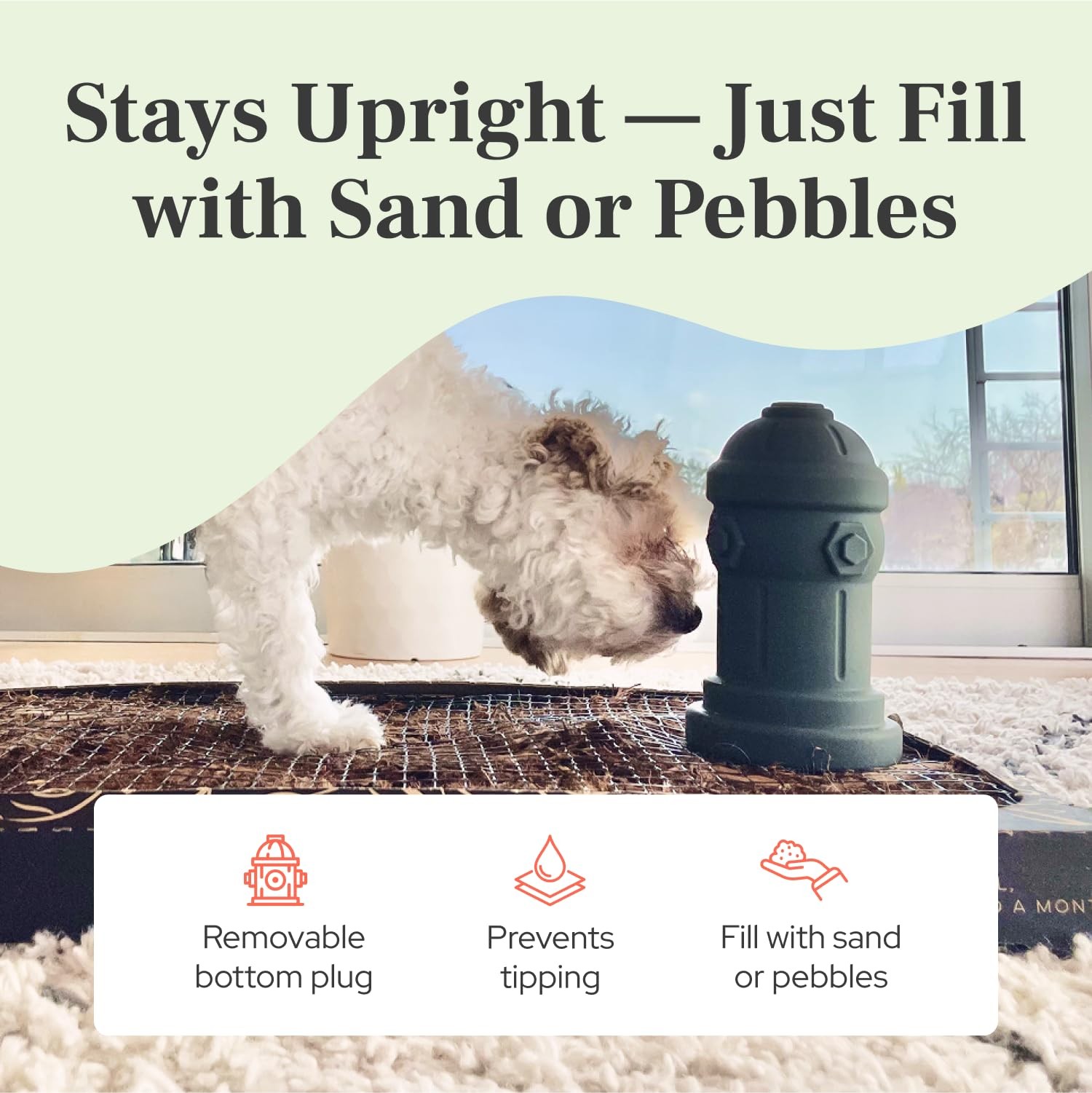 Small Dog Fire Hydrant 4×7 Silicone Soft Potty Training Aid for Small Breeds …