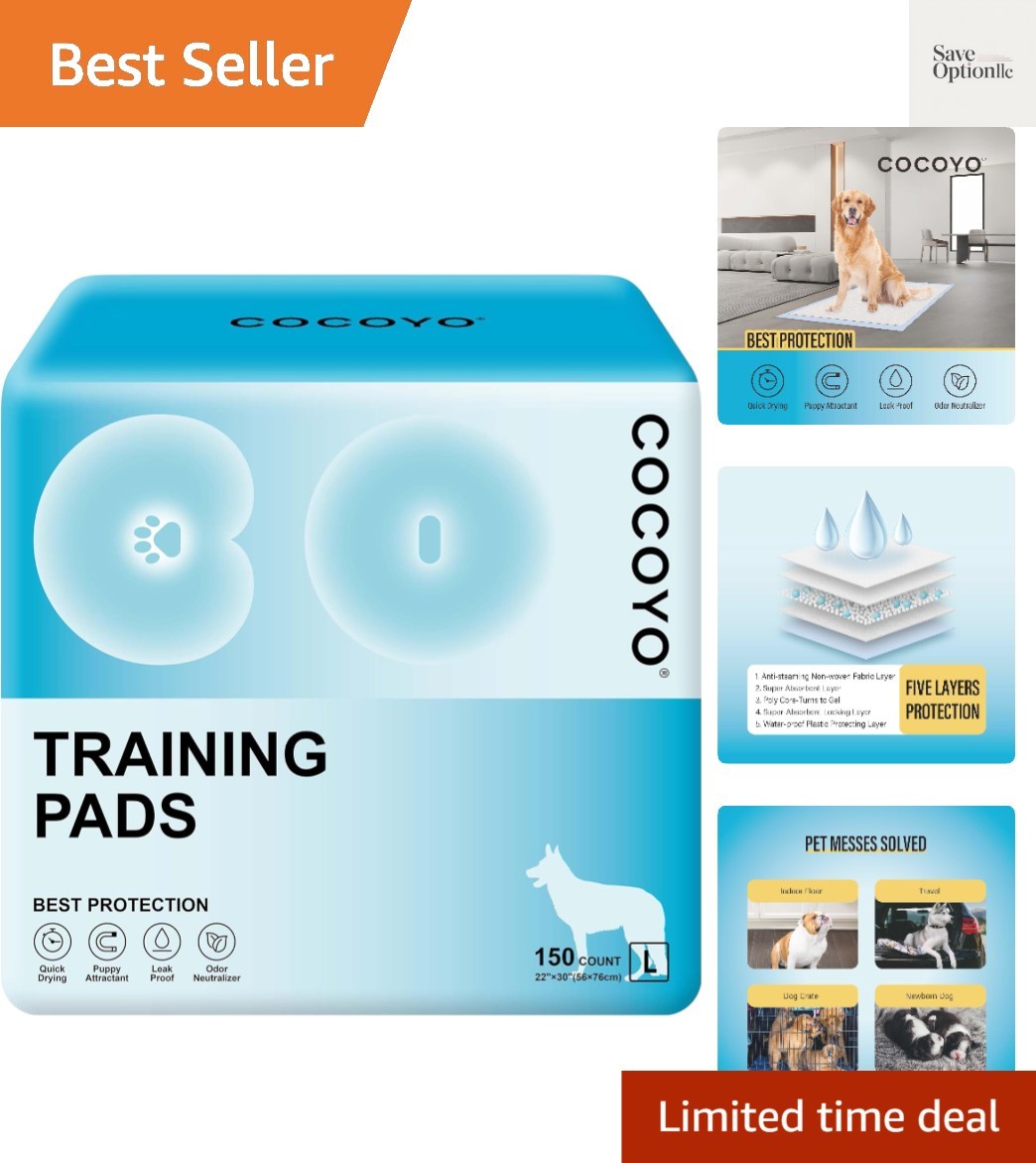 Dog Training Pads Large Size丨Eliminating Urine Odor Puppy Pads 丨 Dog Pee Pad…