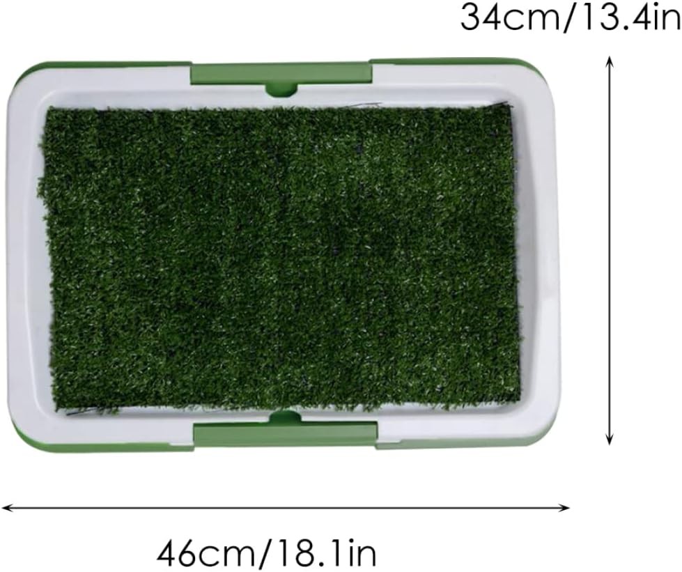 Dog Training Toilet Puppy Pee Potty Pad Splash Proof Artificial Grass Pad Tray