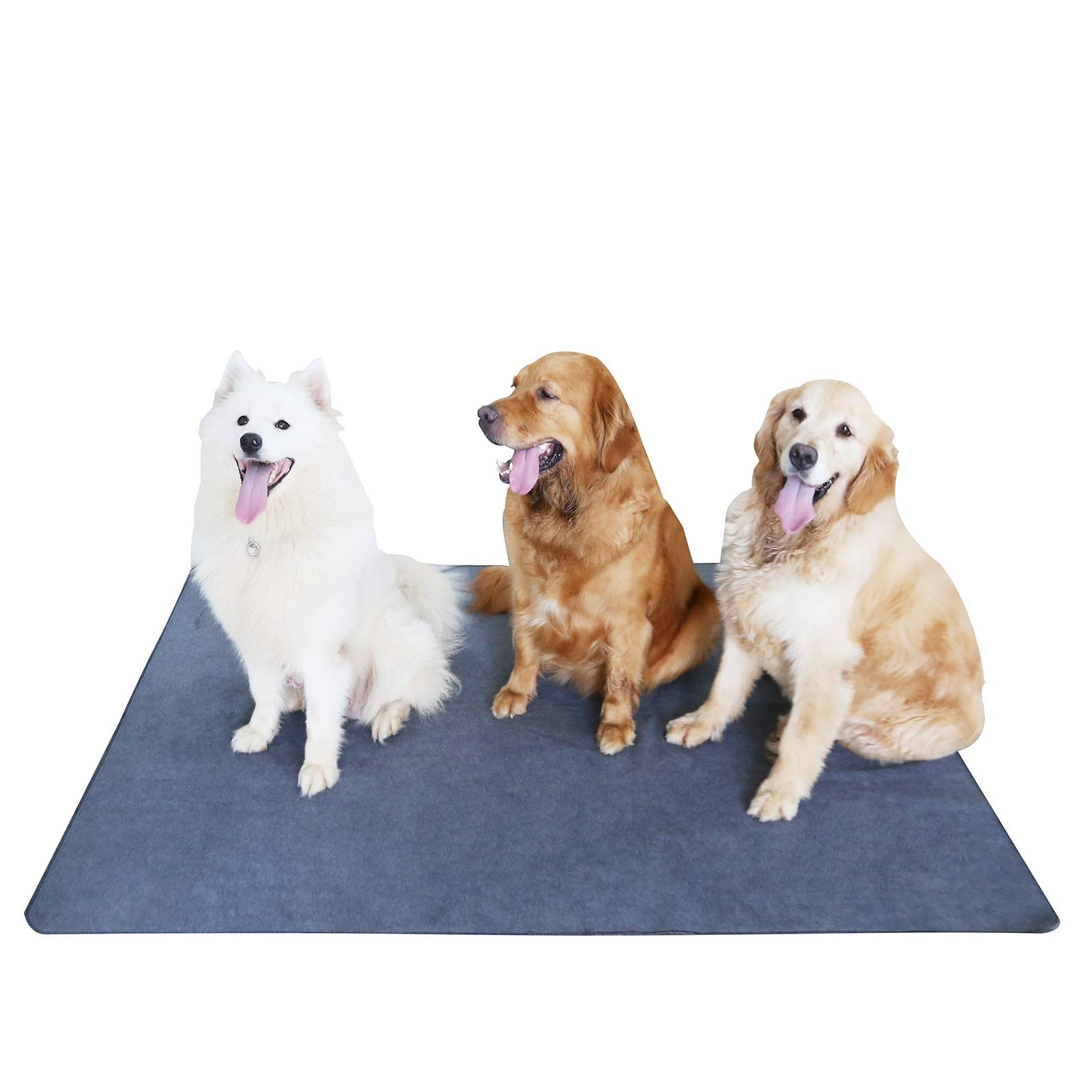 Non-Slip Dog Pee Pad 65″x48″ Washable,Waterproof for Training, Whelping