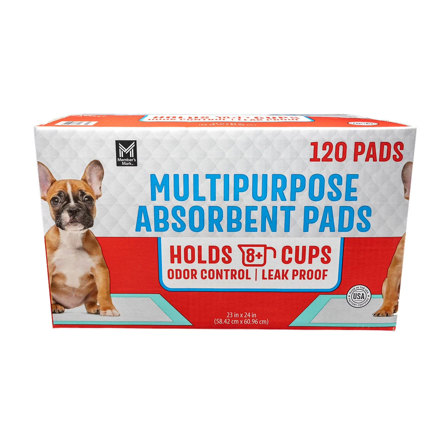 Member’s Mark Absorbent Training Pads 23″ x 24″ 120 Count