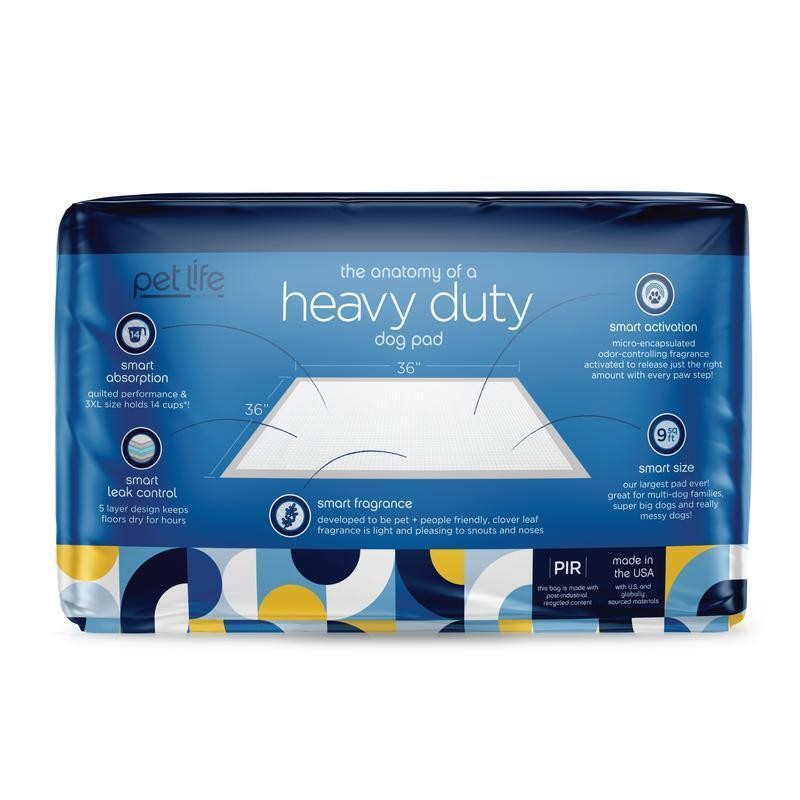 Heavy Duty Dog Pads 3XL 25ct Odor Control Super Absorbent Multi-Dog Homes New