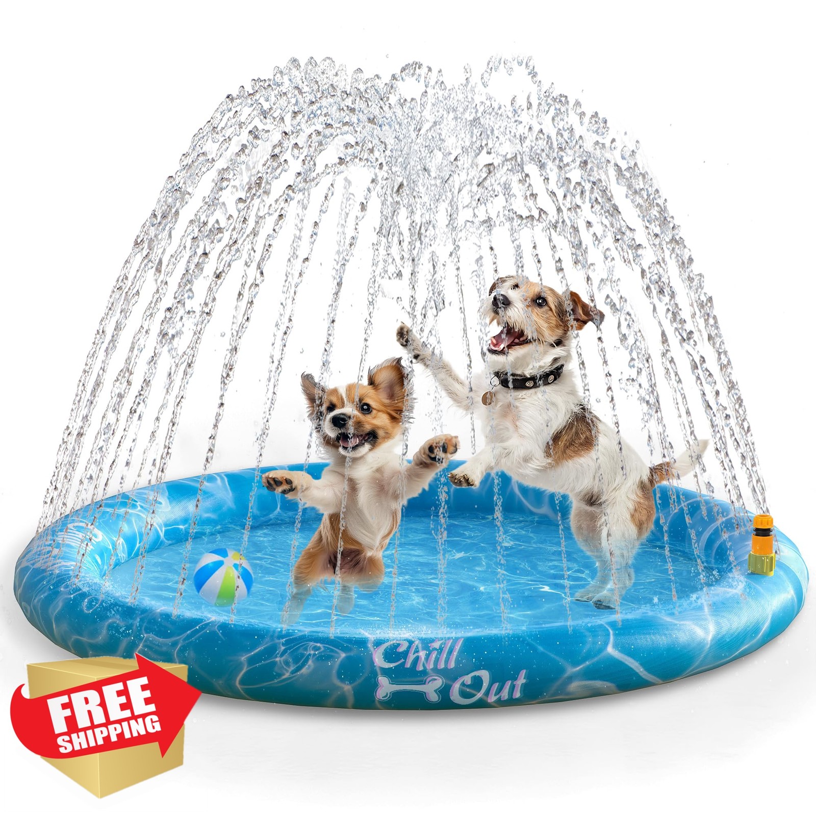 ALL FOR PAWS 39″ Dog Splash Pad