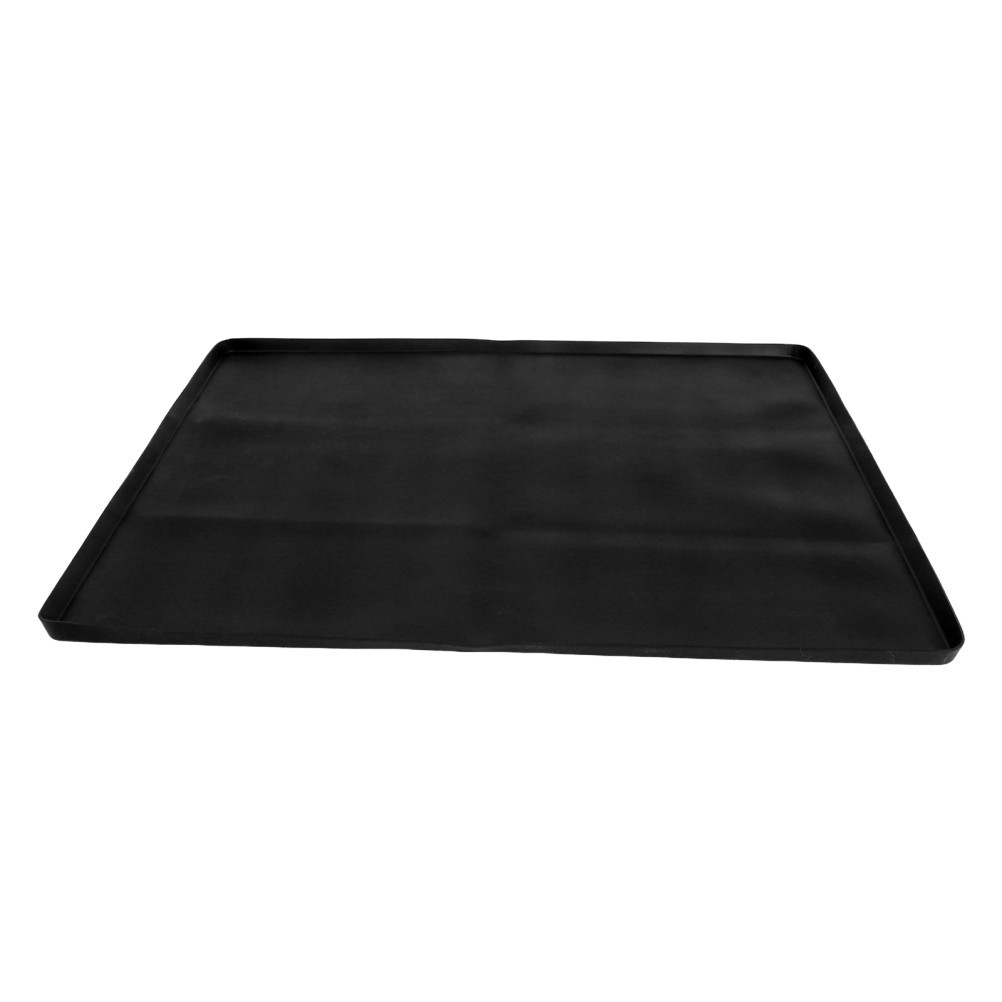 Leak Proof Silicone Puppy Pad Holder Tray for Dog Potty Training Black